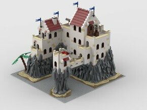 Lego MOC Pirat Pevnost Lorda Igtorna