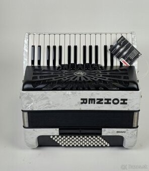 Nový akordeón Hohner Bravo 72bas, 3 hlas + záruka