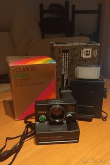 Polaroid Land Camera 3000 + blesk
