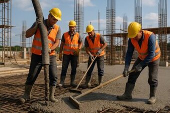 Betonári, šalovači, viazači železa