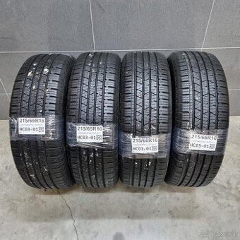 Celoročné pneumatiky 215/65 R16 CONTINENTAL DOT2017