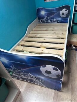 Detská futbalová posteľ