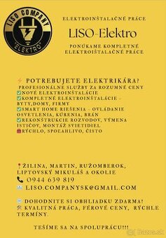 Hľadáte elektrikárov?