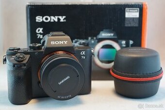 Fotoaparát Sony Alpha A7 II objektív Samyang AF 35/2.8 FE