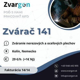 Zvárač 141 - Kolín