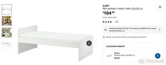 Predám Ikea postel SLAKT
