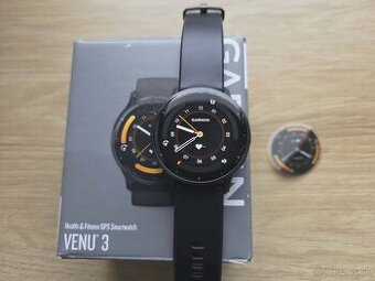 Garmin Venu 3 Slate/Black Band, top, zaruka