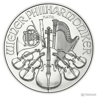 1 uncova platinova minca Wiener Philharmoniker