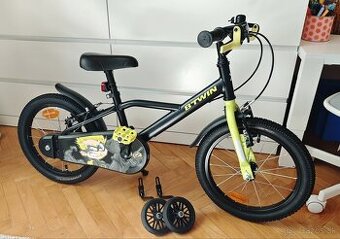 16" bicykel B-TWIN dark hero 500