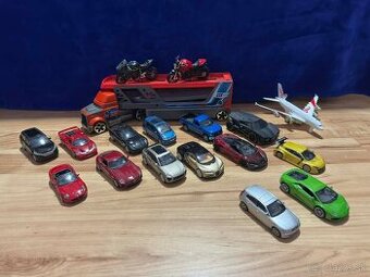 modely auticok+kamion+motorky a lietadlo