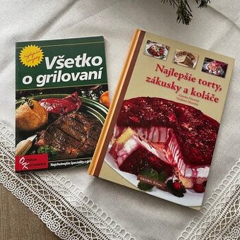 Kuchárske knihy 2ks - pečenie a grilovanie