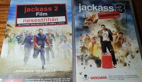 Predám originál dvd filmy jackass 2 a 3 za 5€