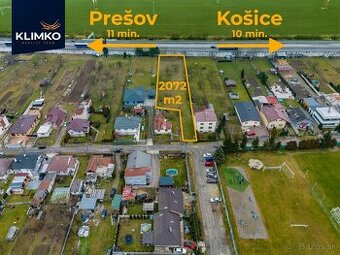 STAVEBNÝ POZEMOK v Ličartovciach – 2072 m²