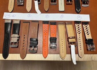 Nove kvalitne kozene remienky na hodinky rozmer 22mm