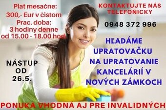 Upratovanie Nové zámky