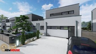 Novostavba 5-izbového rodinného domu (RD2) na pozemku 397 m2