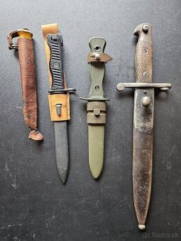 Bodáky, nože Španielsko Nemecko Juhoslávia Finsko