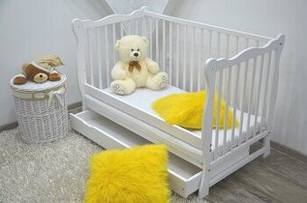 Detská postielka so šuflíkom 2v1