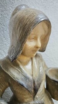 socha dievcata-keramika