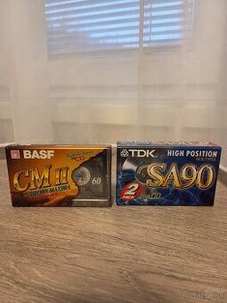Predám čisto nové MC KAZETY TDK & BASF