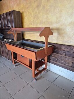 Bufetový chladiaci vozík 4 GN