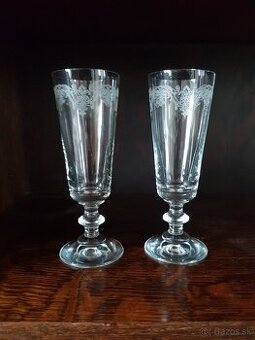 Retro poháre na víno