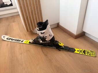 Lyže HEAD,lyzriarky + palice...120€
