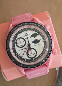 MoonSwatch Pink Moon collection Omega×Swatch