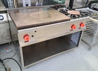 Plynový tálový sporák + 2 hořáky