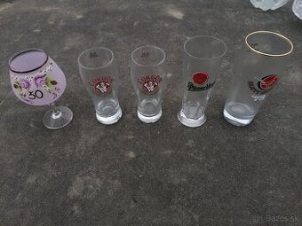 Predám sklenené poháre
