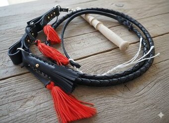 Pastiersky bič čierny 250cm