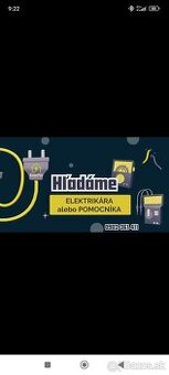 EnerFix s.r.o. hlada elektrikára/pomocnika