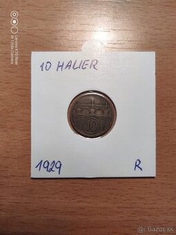 mincu 10H halier 1929 R v peknom stave.