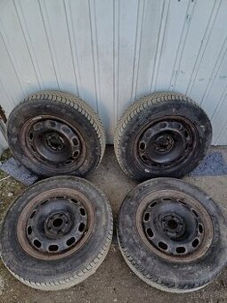 Disky plus zimné pneu  5x100 r15 Golf 4 / Bora, Octavia 1 a