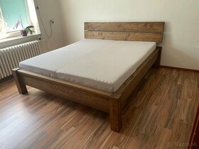 Luxusná dubová posteľ Megan