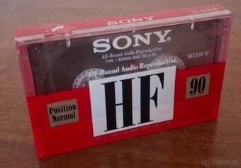 Audiokazeta SONY HF 90 (1992)