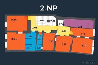 Priestory na prenájom – 2. NP | Ambulancia – Centrum Banská