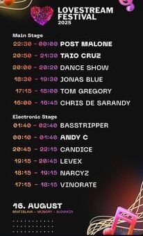LOVESTREAM 16.8.2025