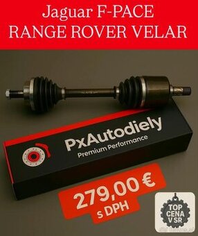 Ľavá predná poloos Range Rover VELAR L560 - 2.0si, 5.0 SCV8