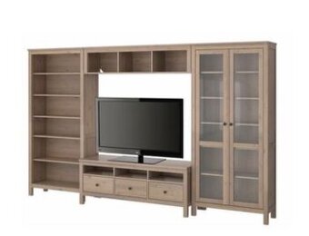Set IKEA Hemnes sivohnedá