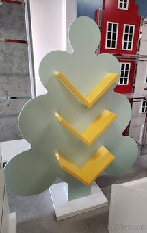 Originálny detský nábytok – knižnica strom + stolík domček