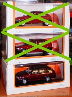 MODELY ŠKODA  , 1:43 , ABREX