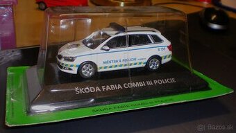 šKODA FABIA COMBI III MESTSKÁ POLICIE , 1:43 , DE AGOSTINI