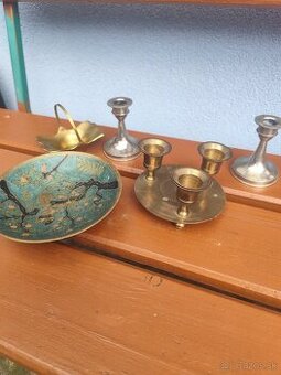 mosadzne , medene indicke nadoby svietniky dekoracie