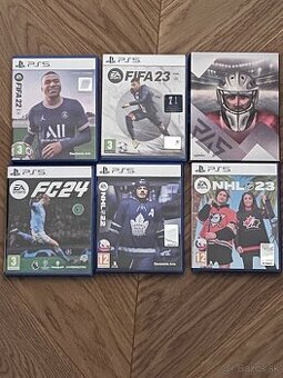 Rôzne hry na Playstation 5