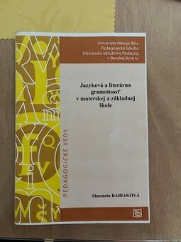 Jazyková a literárna gramotnosť v MŠ