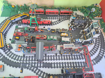 LEGO CITY - scenéria - vlaková stanica