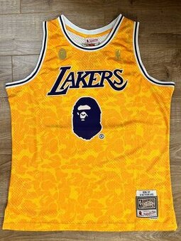 Mitchell & Ness dres BAPE x Lakers XL