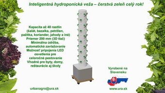 Hydroponická veža / Hydroponic tower
