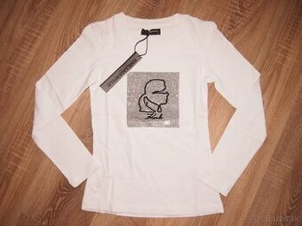 Karl Lagerfeld dámske biele tričko